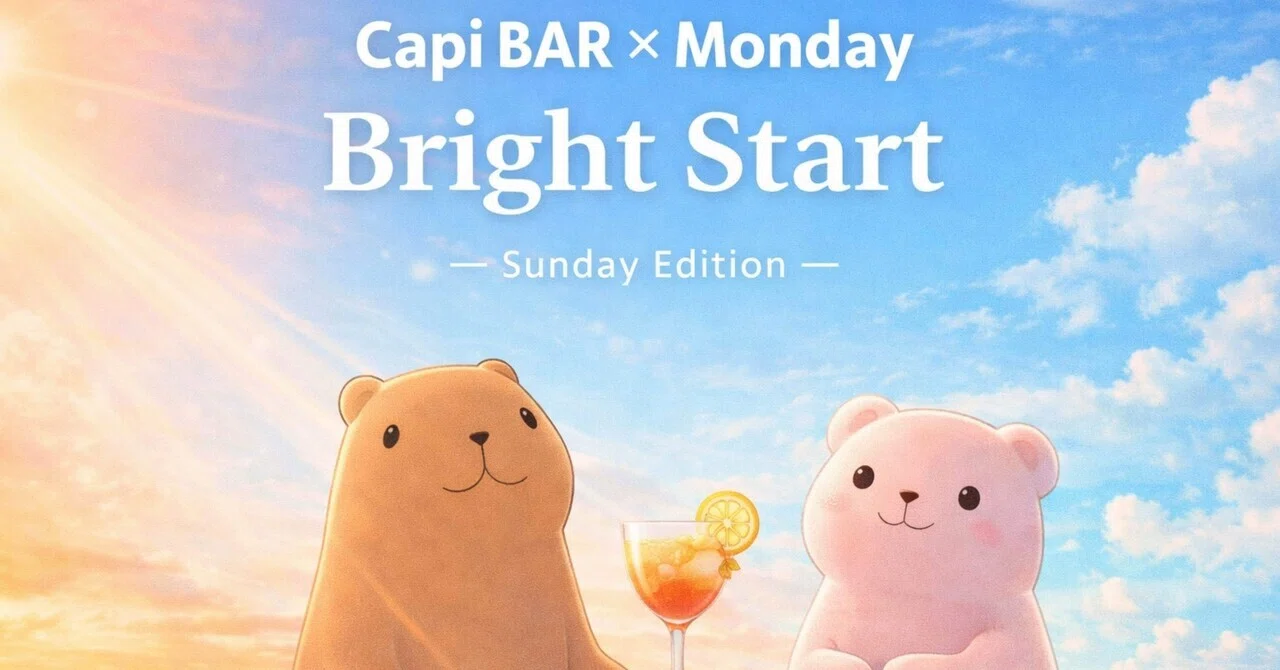 Capi BAR × Monday 2026.2.15.sun – Bright Start–｜easy_maro