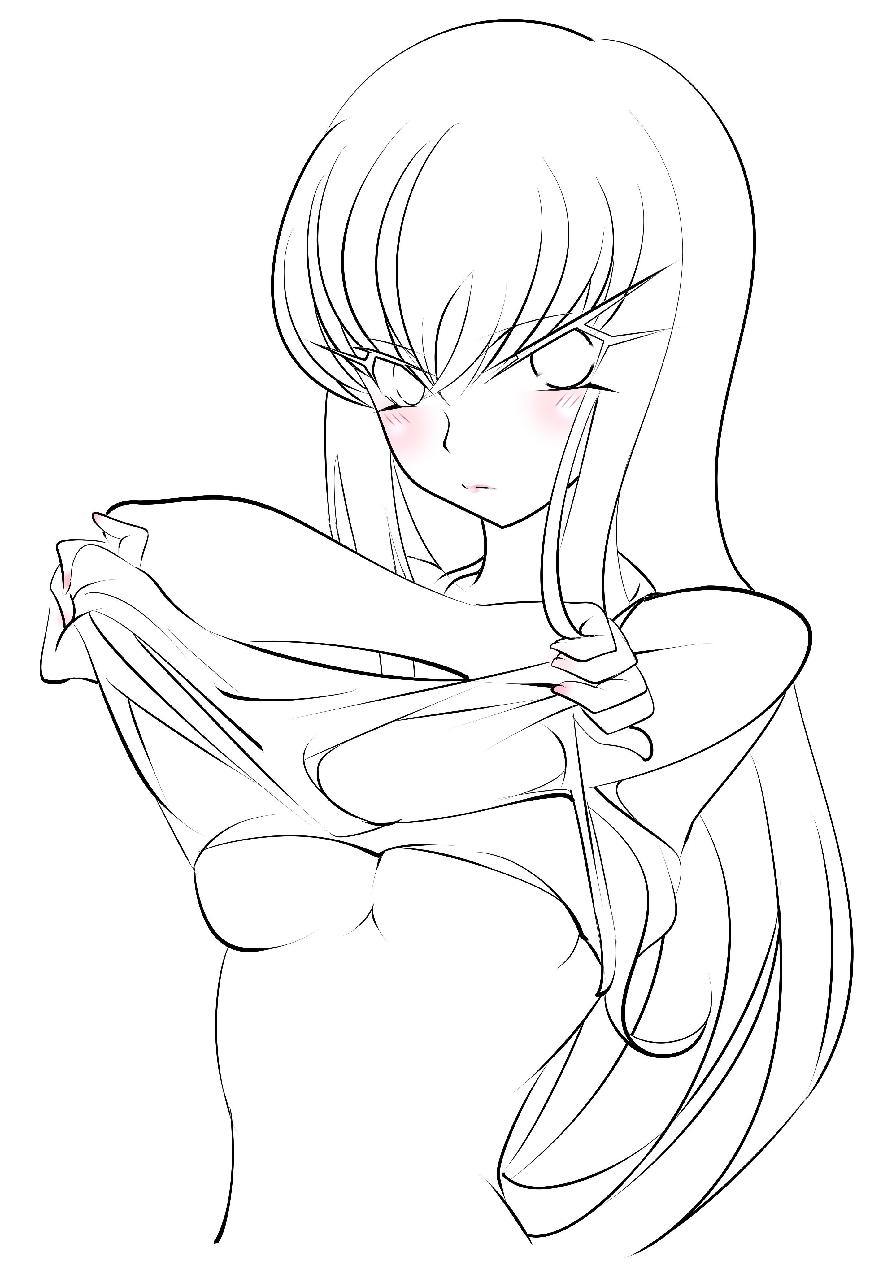 コードギアス シーツー デジタルイラスト ができあがるまで3 Reiroumagic3276 Note