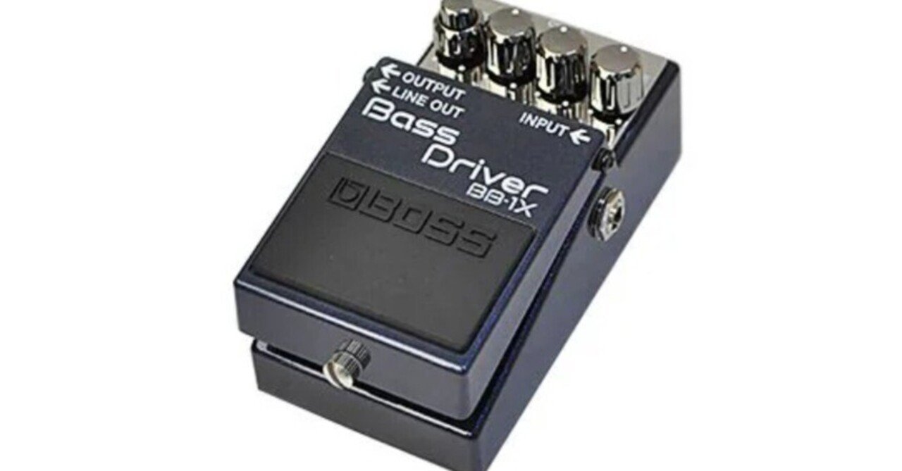 BOSS BB-1X Bass Driver – ベース用プリアンプボックス｜Maggie