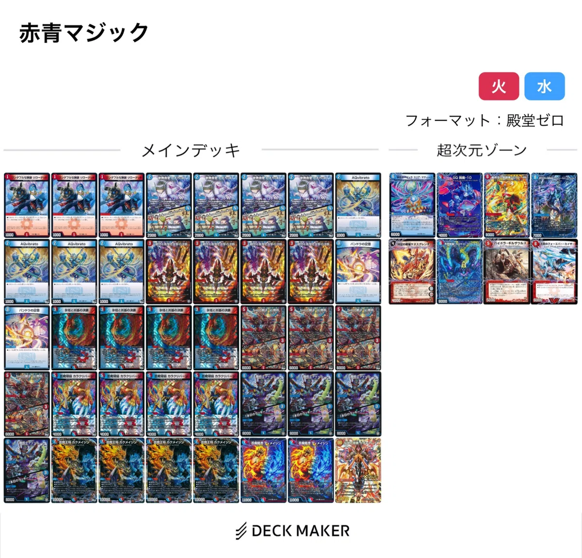 ファンフェスティバル幕張 殿堂ゼロ 4人フライト 簡易レポート兼デッキ