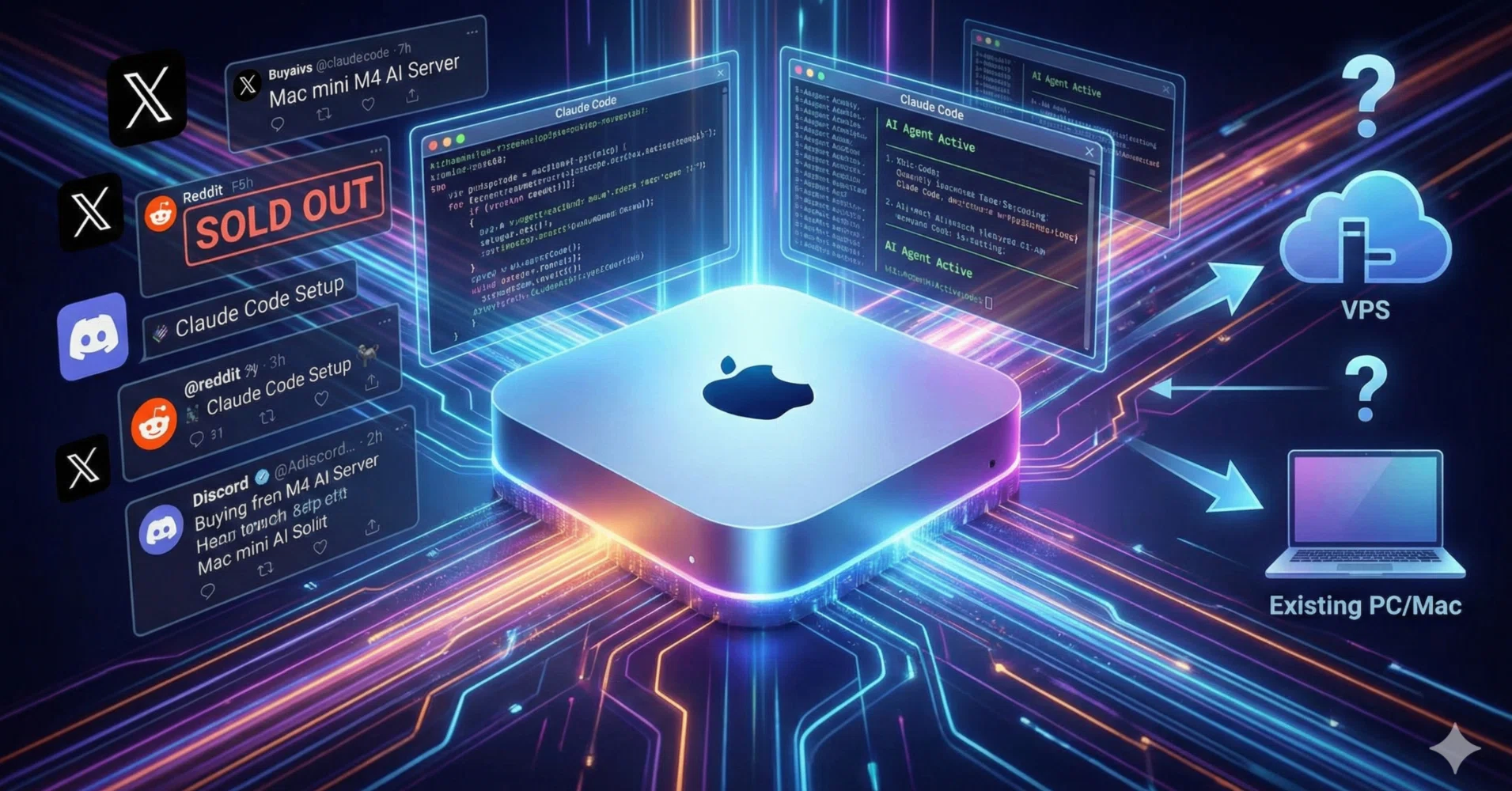 Claude Codeを動かすためにMac miniは必要か？SNSで話題の「M4 AI