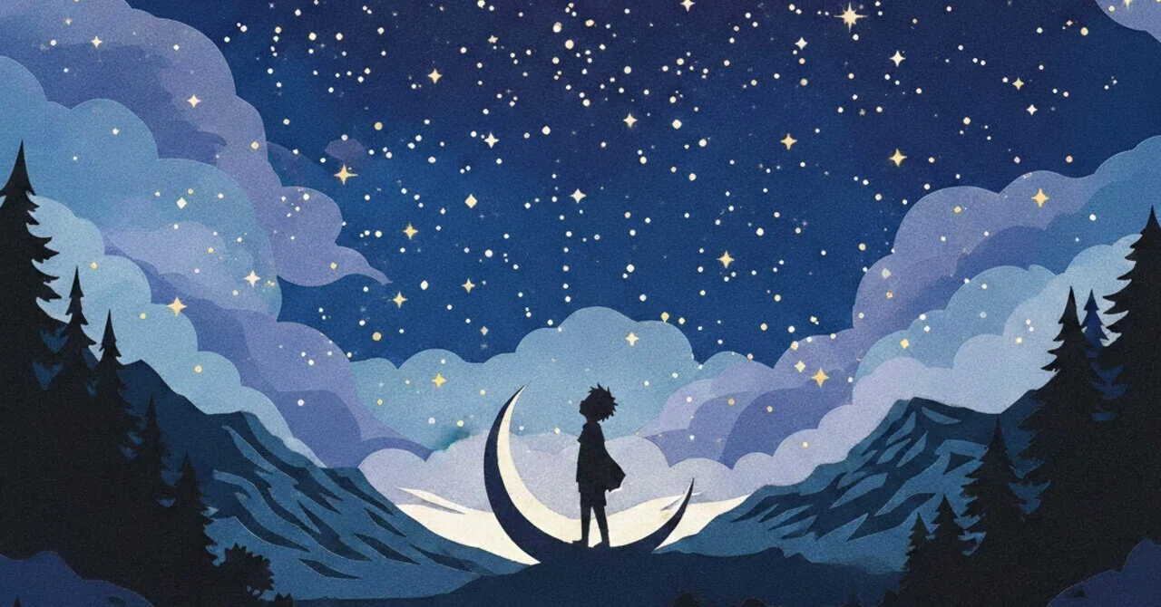【詩】夜の狭間(はざま)。|朔太