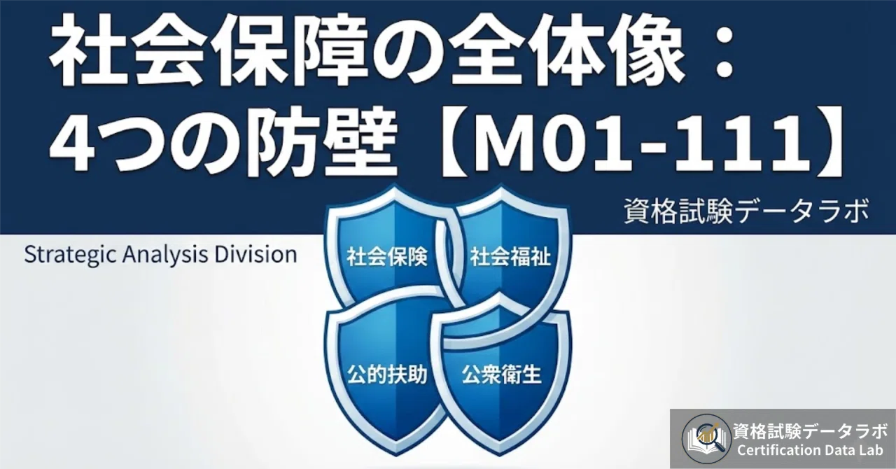 The Big Picture of Social Security: Four Defensive Walls [M01-111]｜資格試験 ...