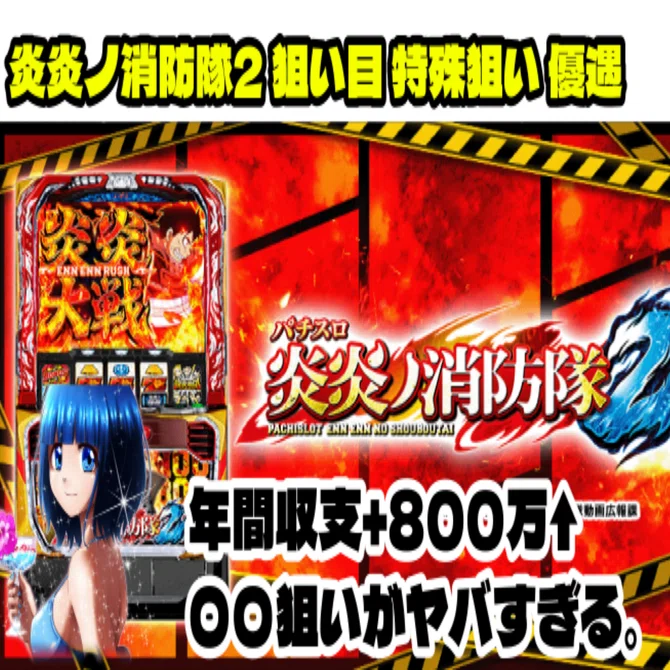 スマスロ 炎炎ノ消防隊2】狙い目 特殊狙い 穢れ 優遇 全て考察。総回転