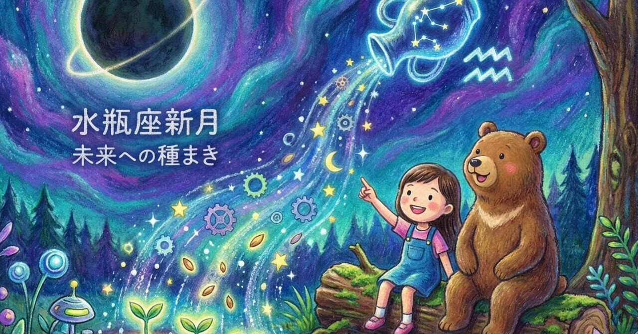 2/17水瓶座新月&日食 リセットのタイミング🌱｜mermaid_angel