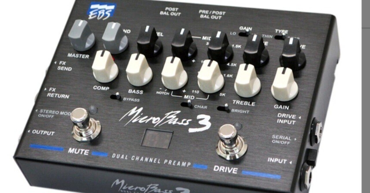 EBS MicroBass 3 ｜Maggie