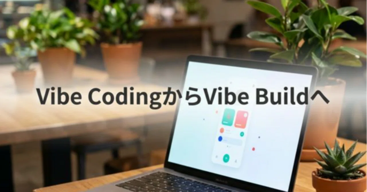 Vibe CodingからVibe Buildへ。AI時代のアプリ作成（追記あり）｜Coffee & AI