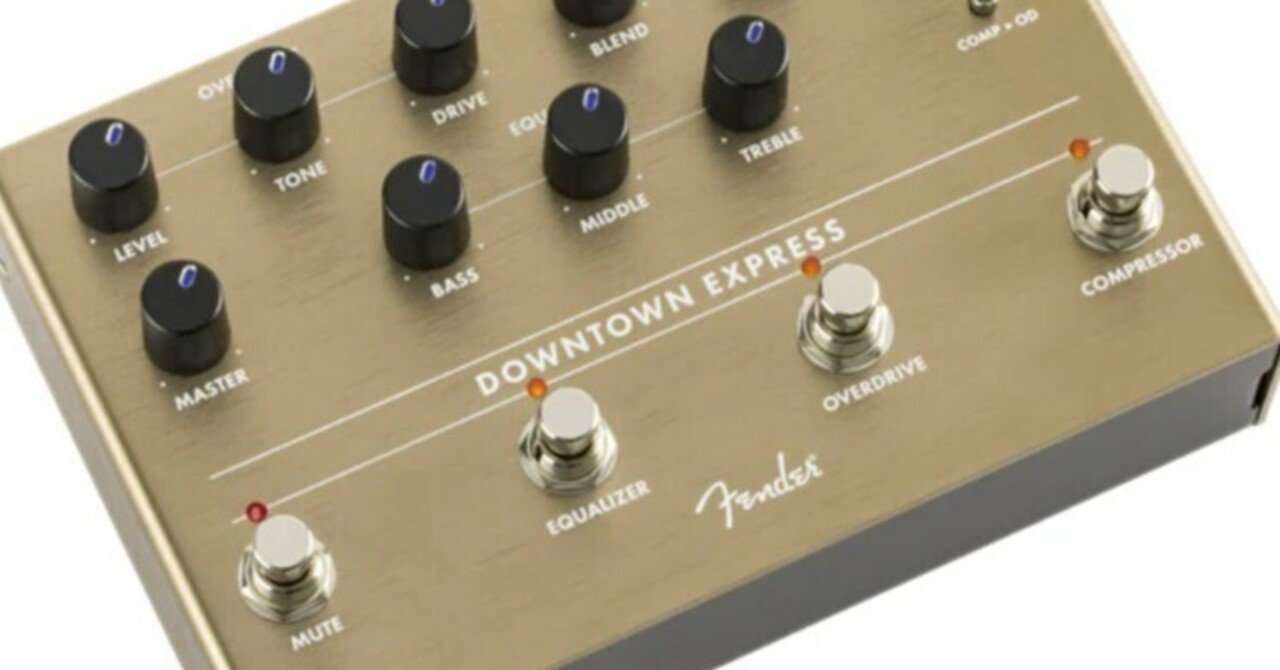 FENDER Downtown Express Bass Multi-Effect Pedal｜Maggie