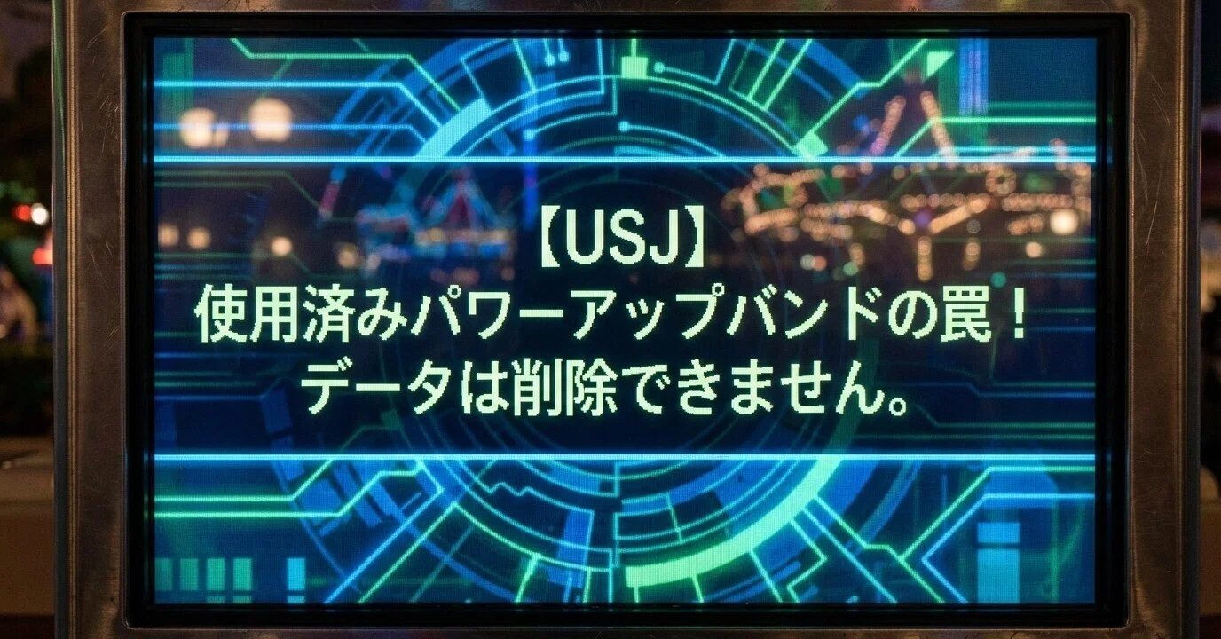 USJ】中古パワーアップバンドの罠！データは消せません｜Master 
