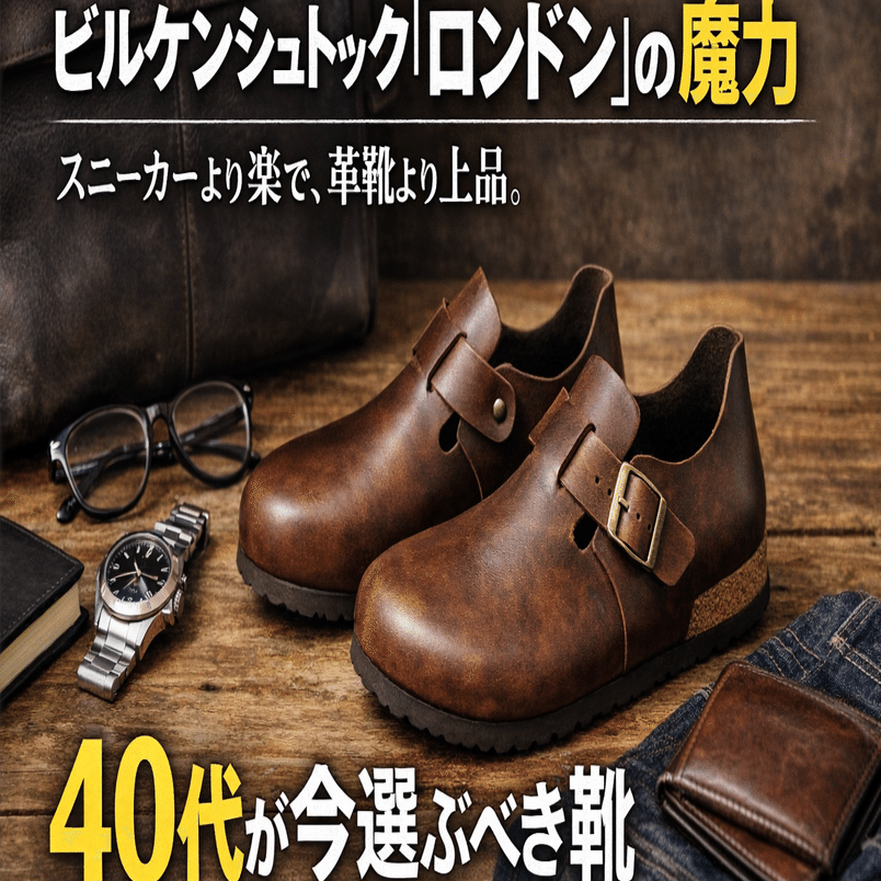 ビルケンシュトック『ロンドン』の魔力。スニーカーより楽で、革靴より
