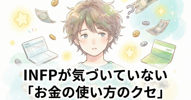 INFPが気づいていない「お金の使い方のクセ」
