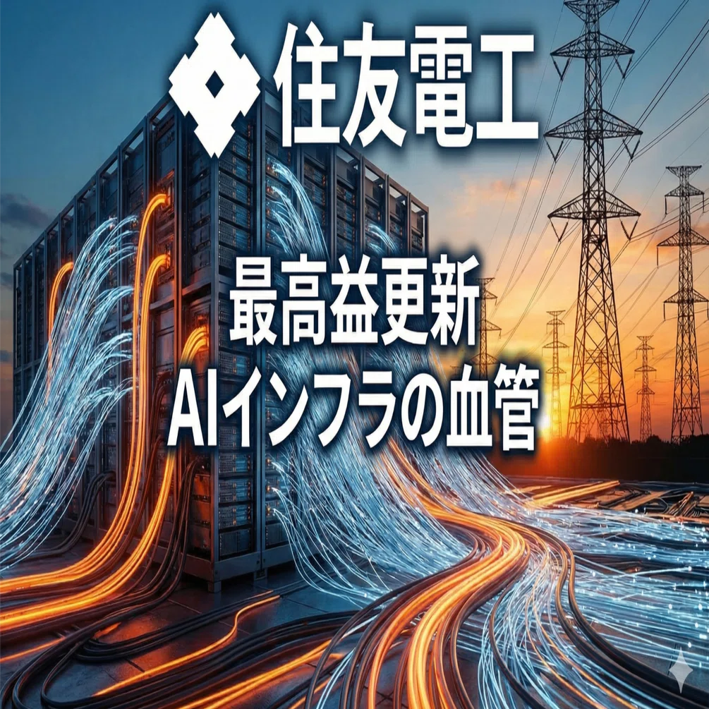 決算検証】住友電工は「買い」か？AI・データセンターの「隠れ本命」が