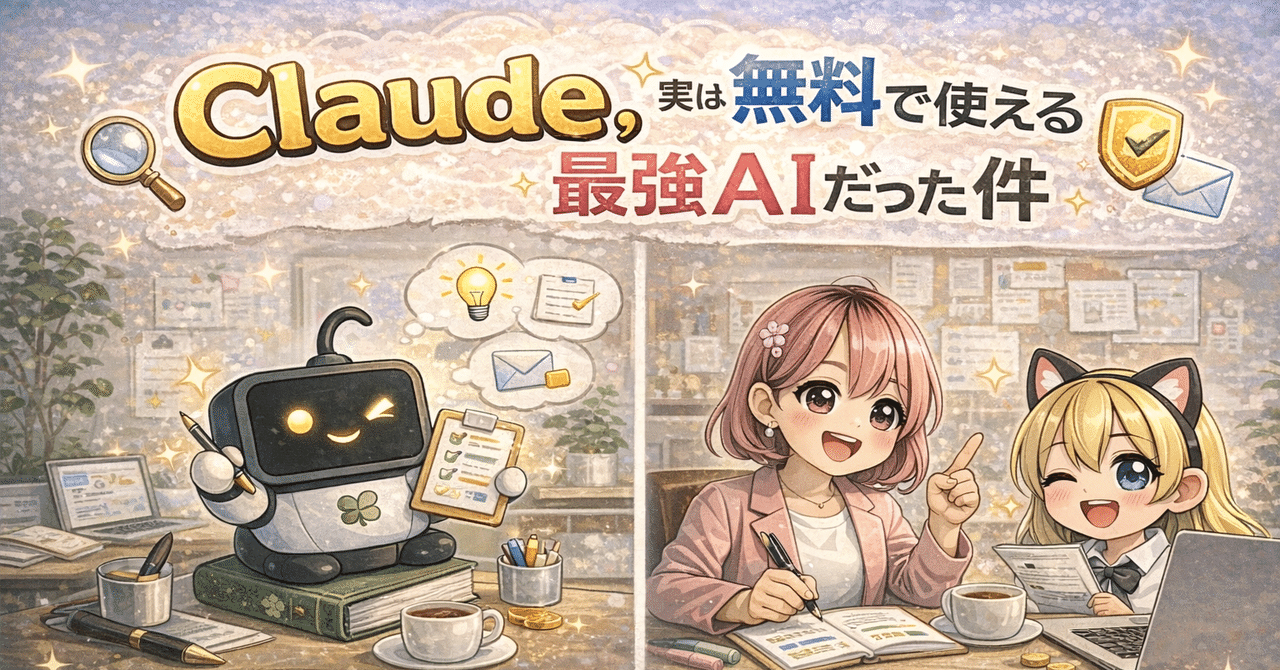 【Claude】実は無料で使える最強AIだった件|生成AIマネタイザー