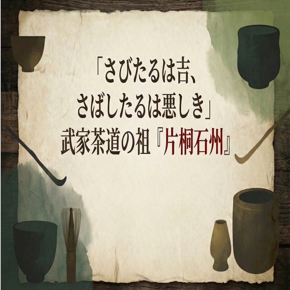 さびたるは吉、さばしたるは悪しき」 武家茶道の祖『片桐石州』 / 茶の
