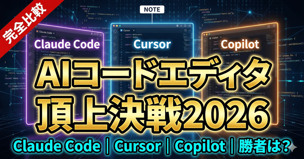AIコードエディタ徹底比較|ハル|AI自動化ラボ