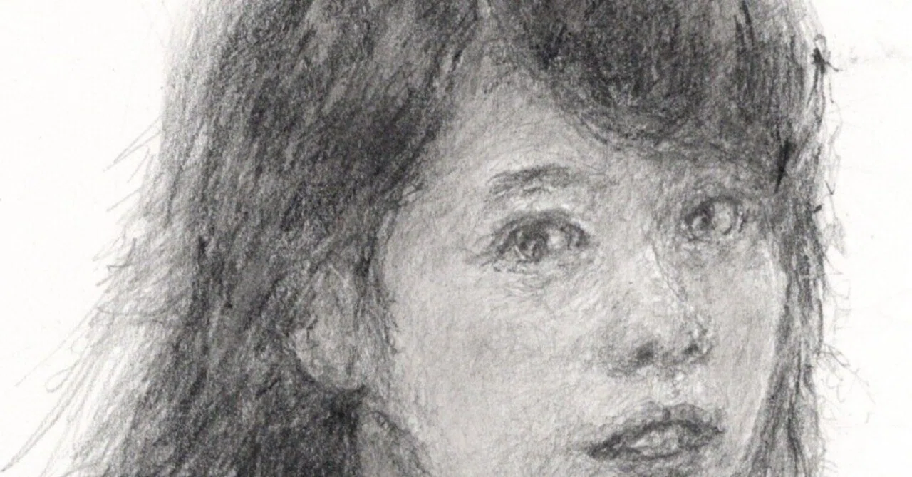 鉛筆画】風に向かうⅡ｜Atelier Non