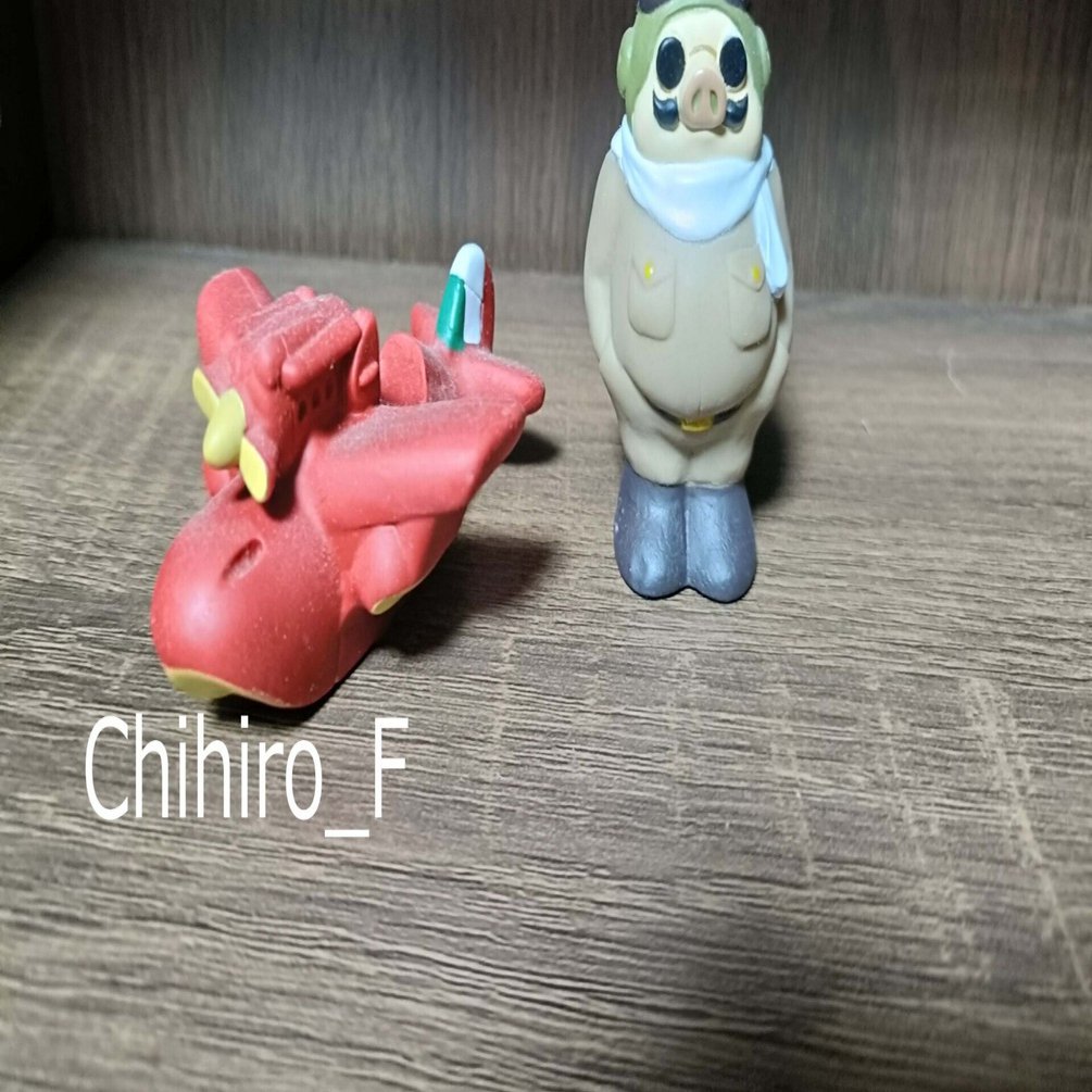 ジブリ　紅の豚　指人形　ソフビ ジブリ指人形⑬紅の豚｜Chihiro_F