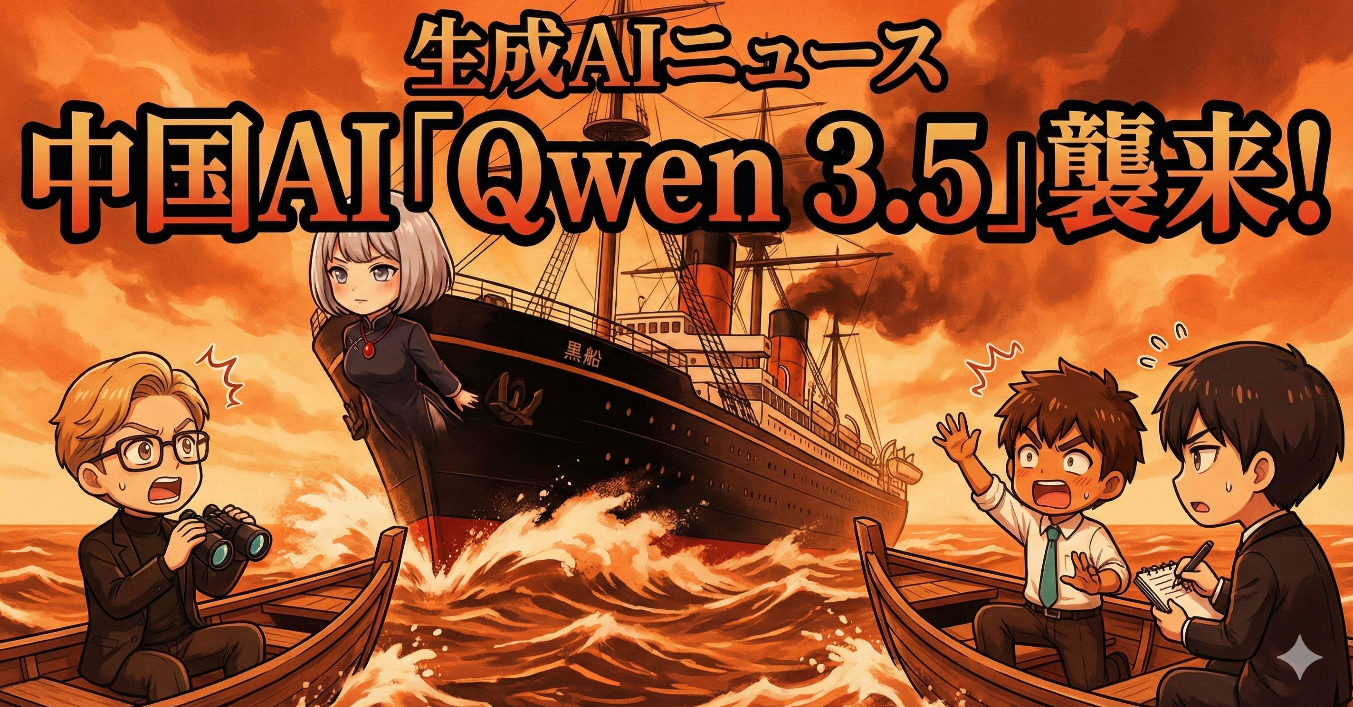 生成AIニュース 中国Alibaba の最新AI「Qwen3.5」襲来！を漫画で解説