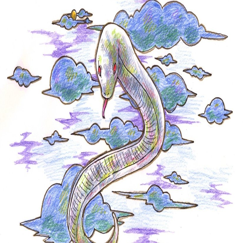 蛇神様の絵 解説｜戸風アサ