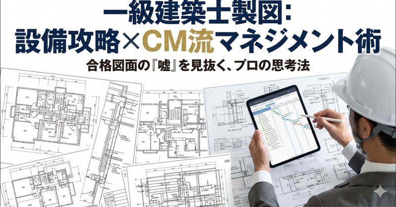 CM×設備設計者が教える一級建築士製図試験の攻略バイブル - 2026-02