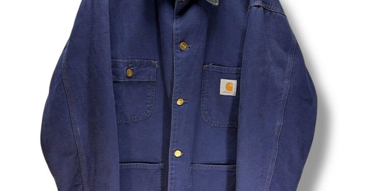 レア】カーハート チョアコート 星タグ ネイビー 42サイズ｜アリエク大好き