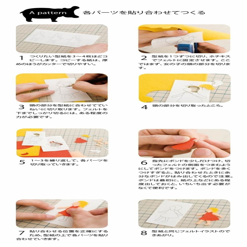 フェルトのアップリケ ワッペンの作り方を公開します 図案付き トヨクラタケル Re Verse Products Note