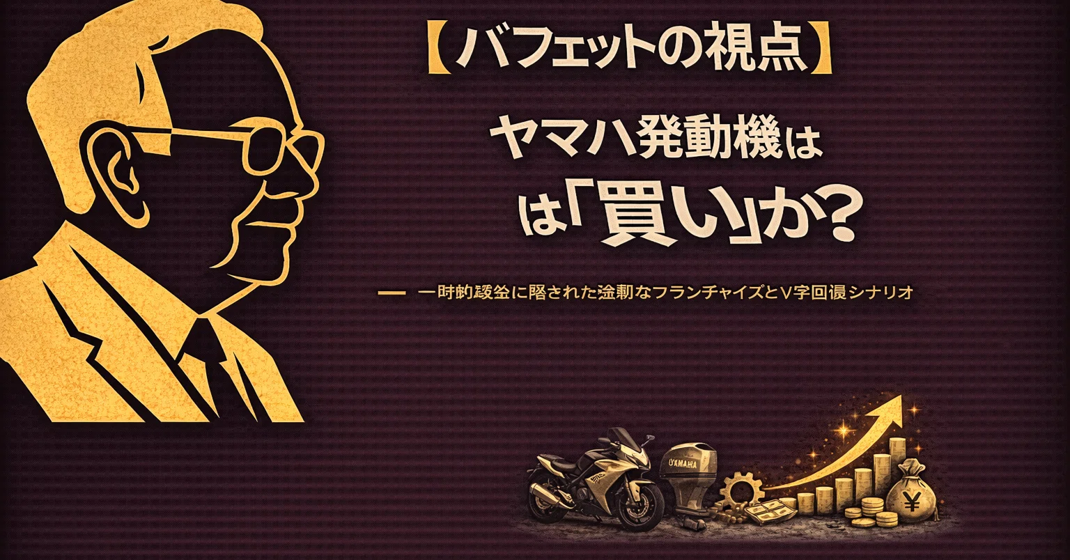 バフェットの視点】ヤマハ発動機は『買い』か？ — 一時的減益に隠され 