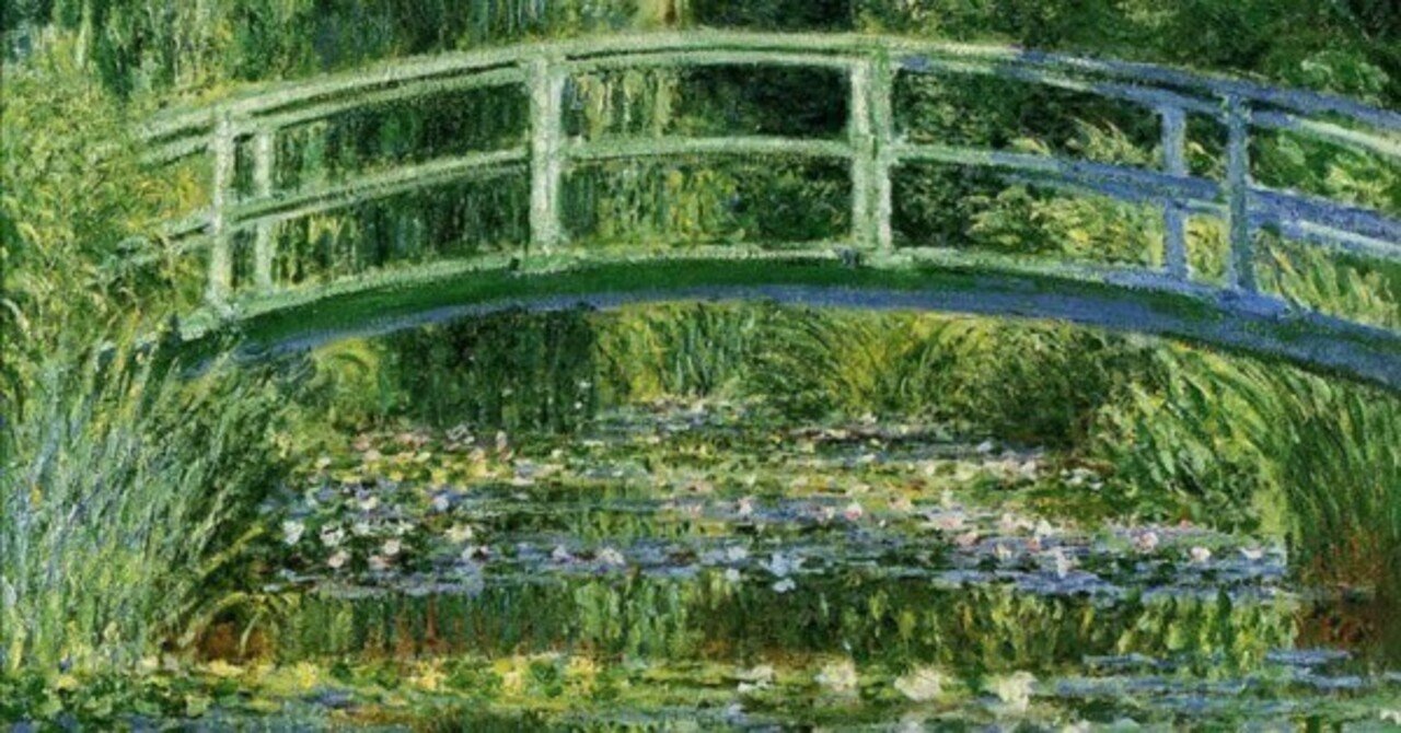 📺 画面いっぱいに広がる水面――モネ「睡蓮」による没入体験｜The