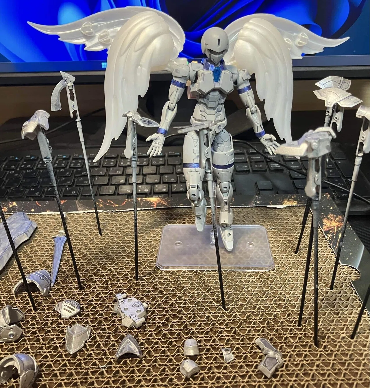 30mf 塗装 模活 バンダイ MF リーベルファイター塗装 まっさんのHobby