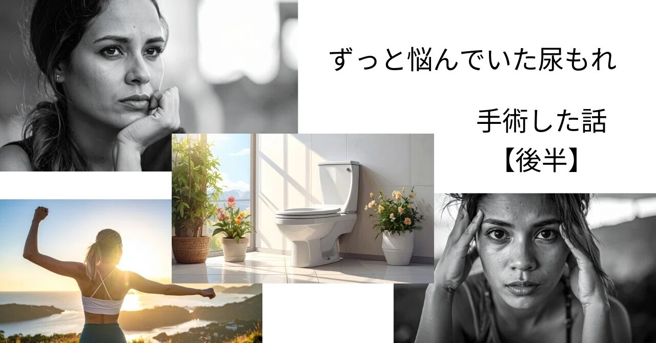 ずっと悩んでいた尿もれ、やっと手術した(後半)｜PRINPRIN甘利