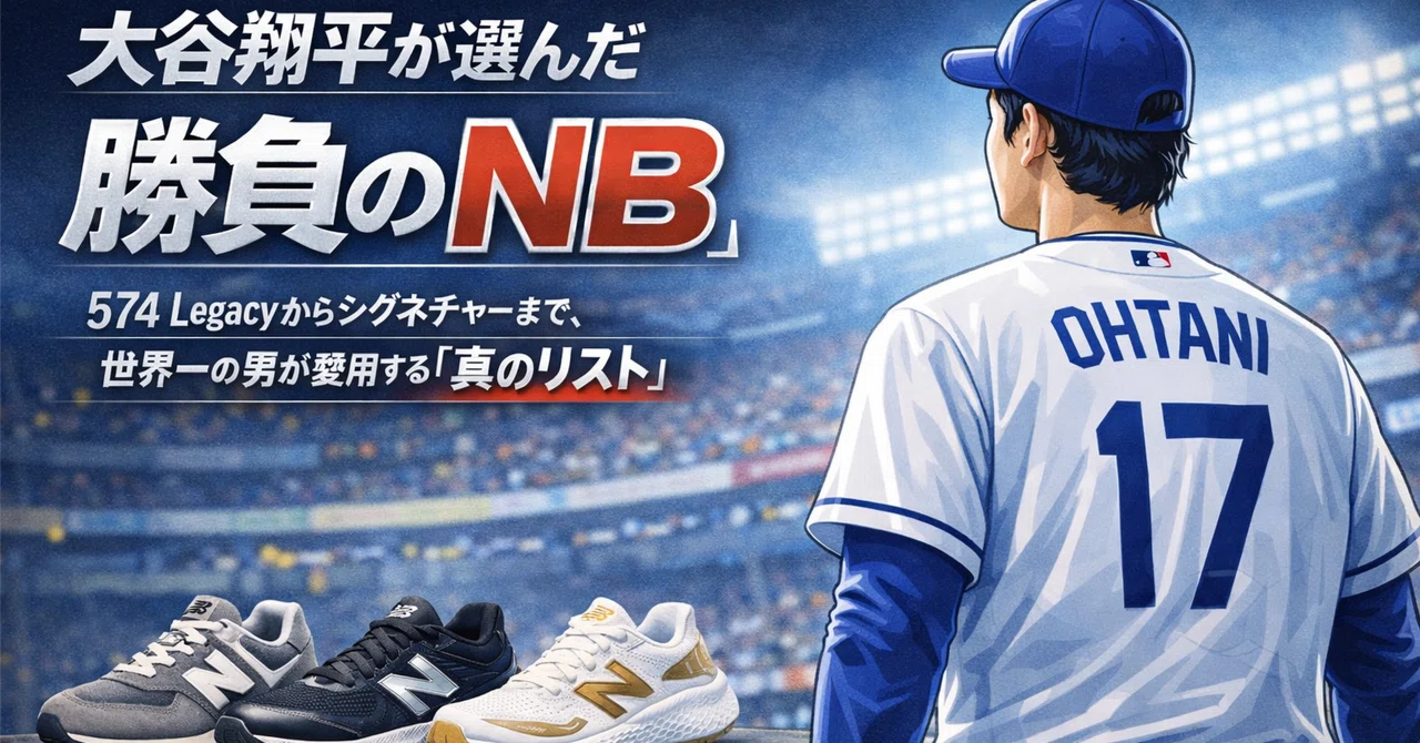 大谷翔平が選んだ『勝負のNB』。574 Legacyからシグネチャーまで、世界