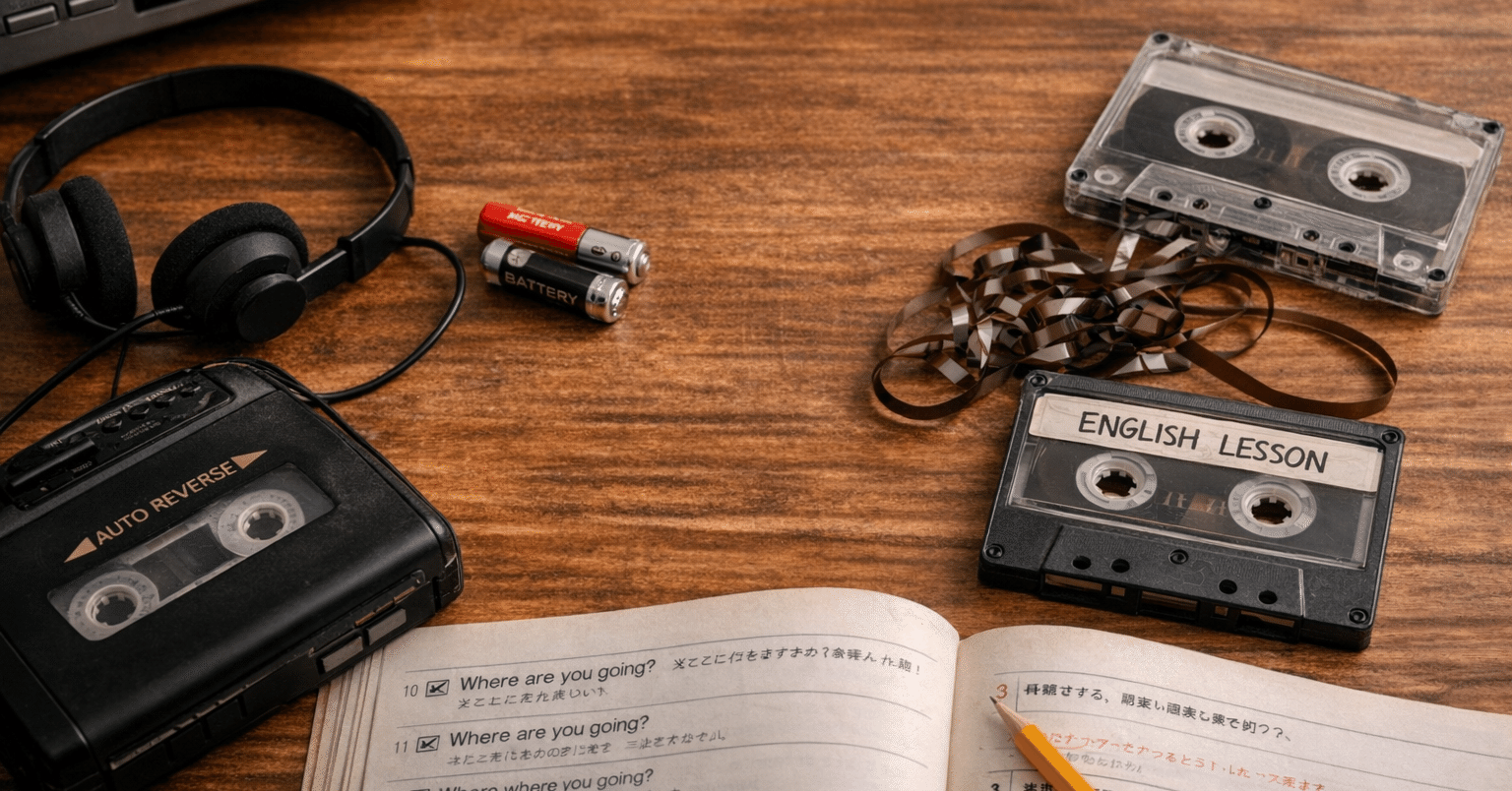 電池切れとテープ絡まり。それでも続けた私の英語勉強法｜Mic_英語生活