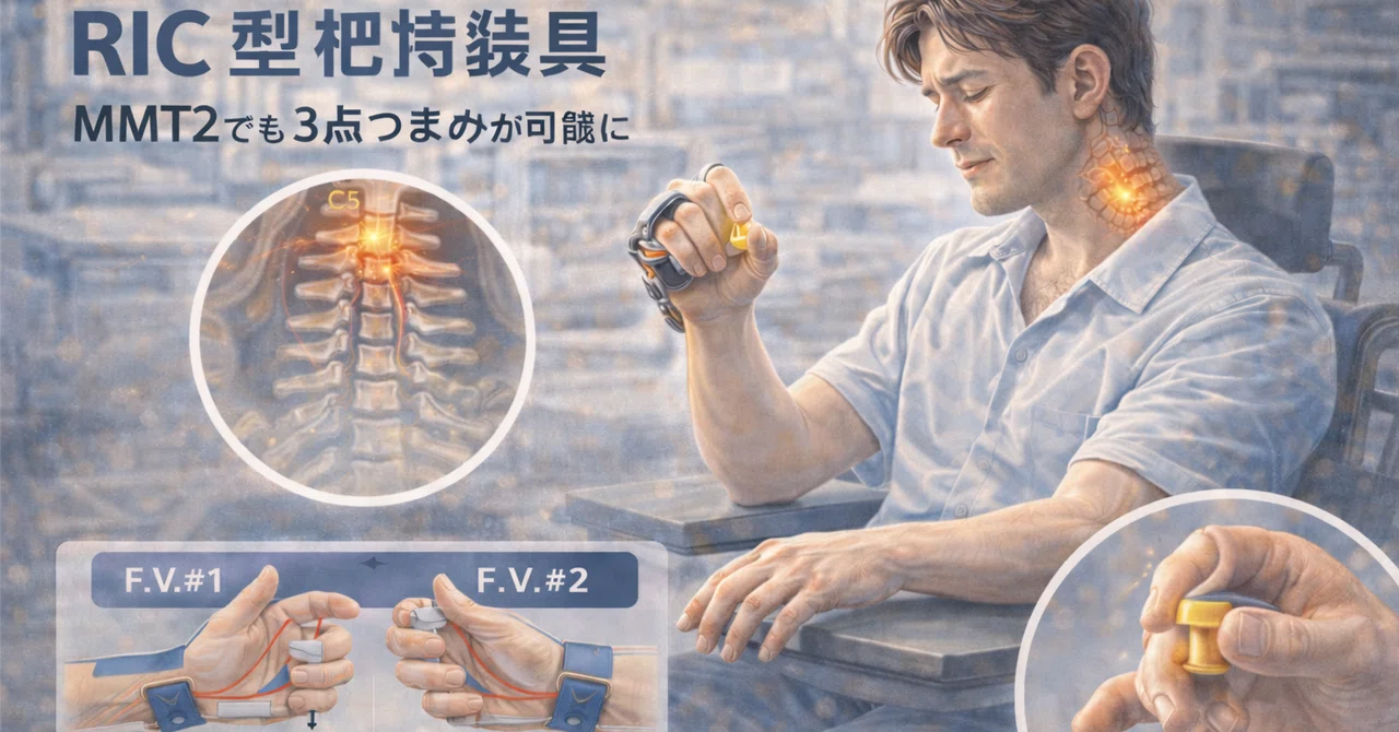 RIC型把持装具｜MMT2でも3点つまみが可能になる｜まぐろパン
