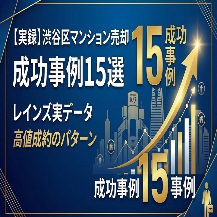実録】渋谷区マンション売却・成功事例15選｜レインズ実データで見る