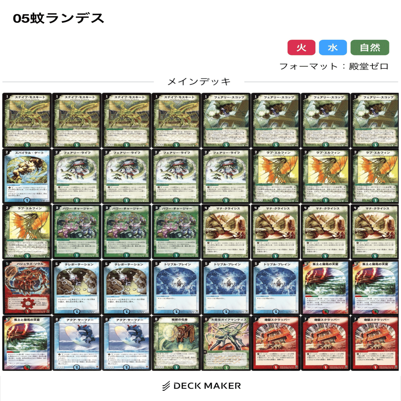 俺的”デュエマクラシック05“ファンデッキ”集！〜自然編〜｜スガサワ