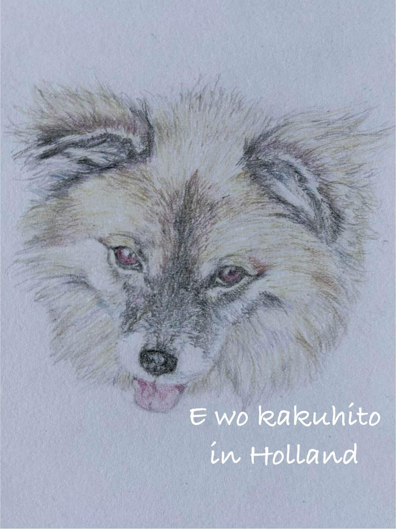 綺麗な瞳とフサフサの毛並みを描いたら楽しかった｜絵を描く人 in Holland