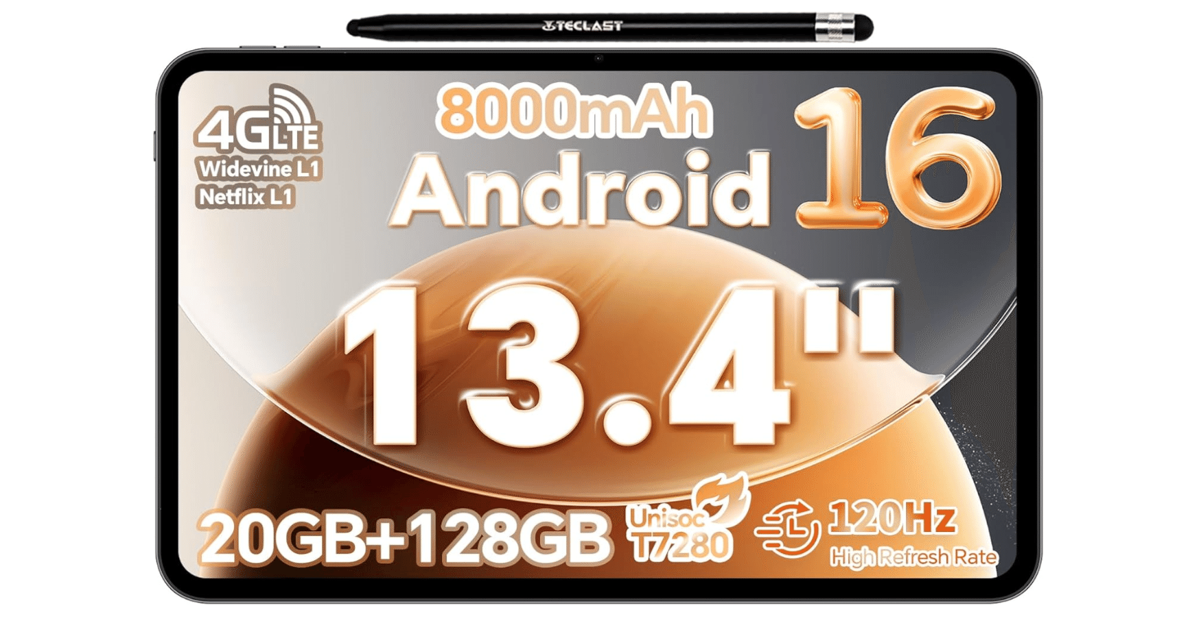 TECLAST T65 13インチ Android 16 タブレット徹底解説｜120Hz高