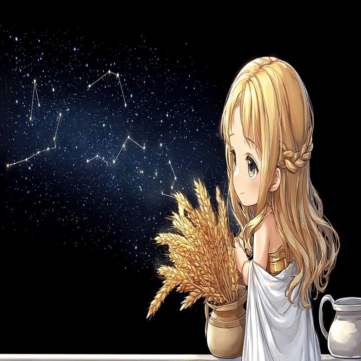 AIイラスト]乙女座｜みぽぽ