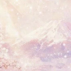 AIアート「富士の扉」Gate of Fuji 富士山桜日本風景画水彩画 Torii