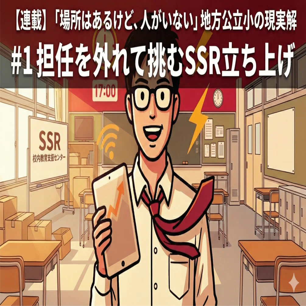 不登校支援】#1担任を外れて挑むSSR（校内教育支援センター）立ち上げ