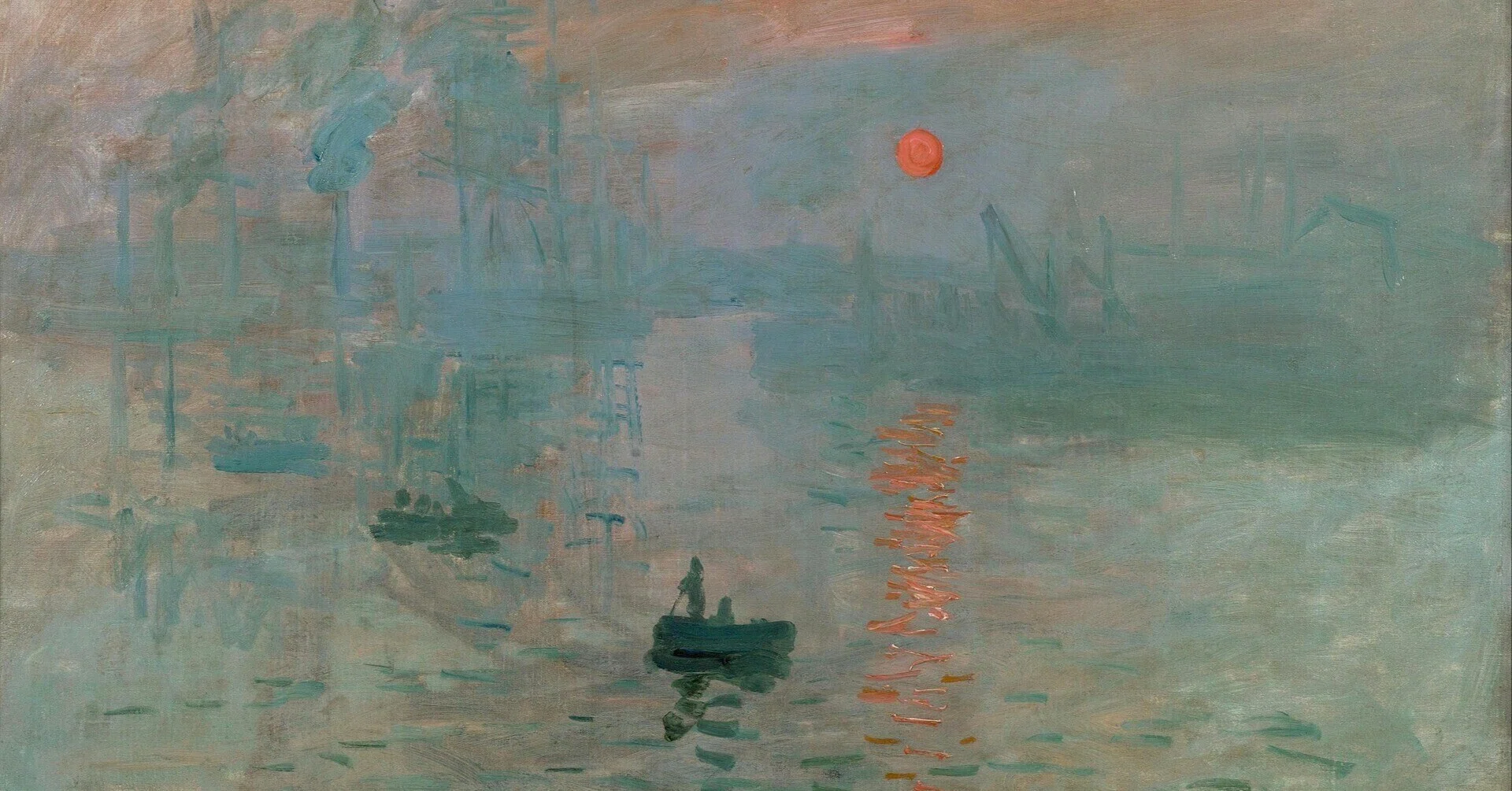 Claude Monet 印象派 【日の出】 クロード・モネ《印象・日の出》（1872）——“印象派”が始まった朝