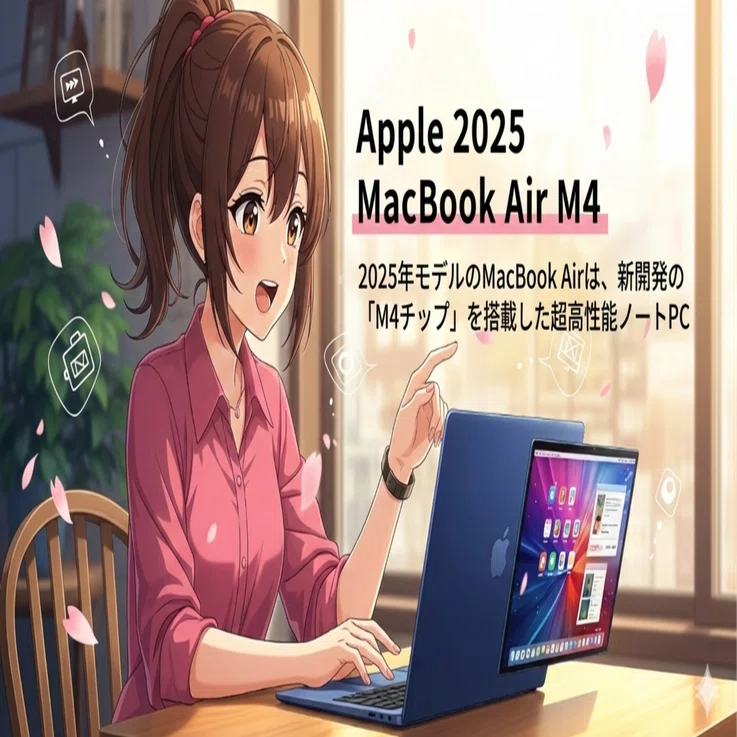 ?✨【2025最新モデル】Apple MacBook Air M4が神進化?軽さ・性能・AI 