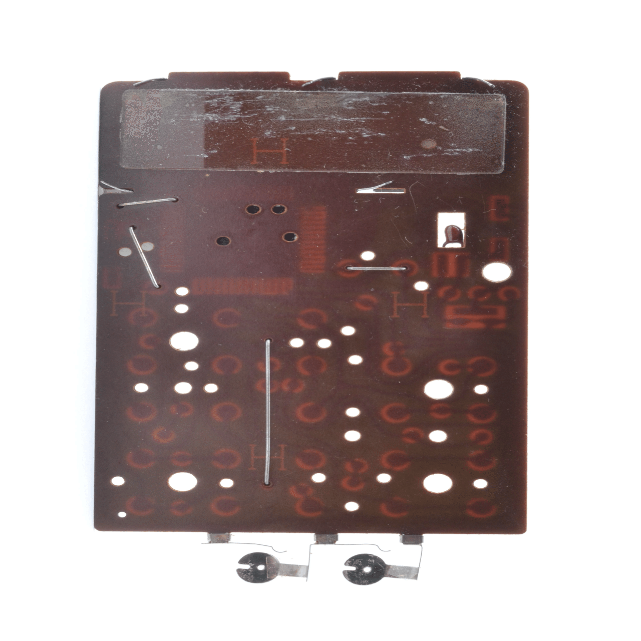 電卓の基板が、なぜか曲線だらけだった｜基板観察ラボ