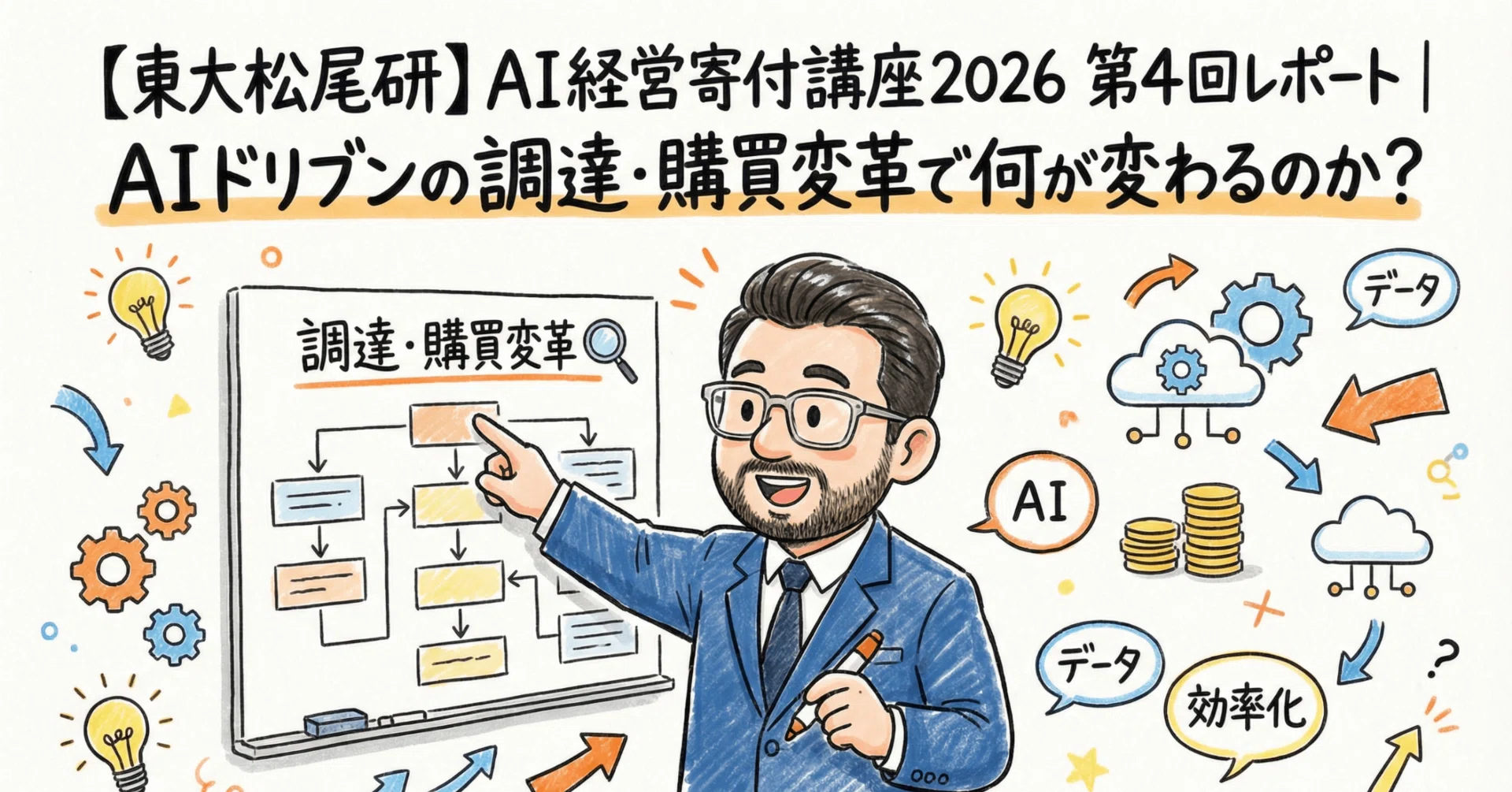 東大松尾研】AI経営寄付講座2026 第4回レポート｜AIドリブンの調達