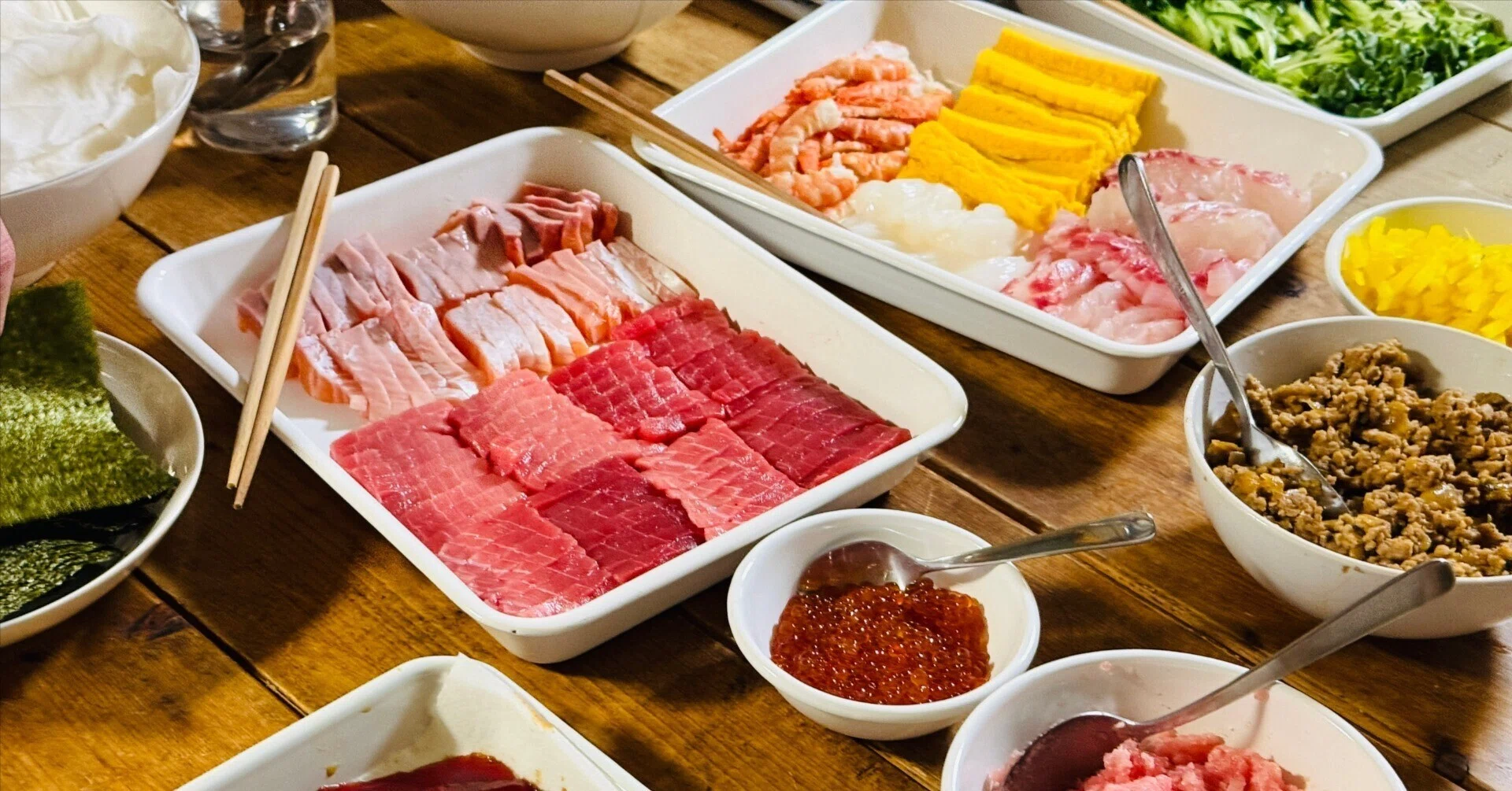Hand-rolled sushi and gin tea-splits. The role of a drink in