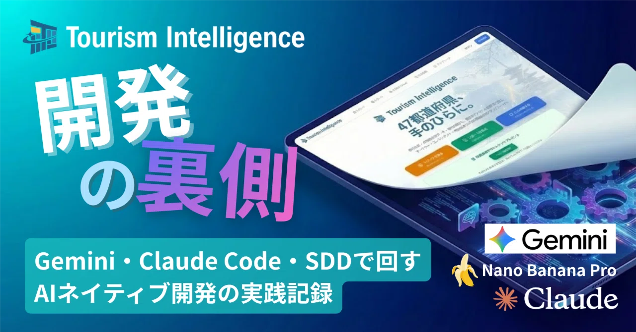 Tourism Intelligence 開発の裏側 ── Gemini・Claude Code・SDDで