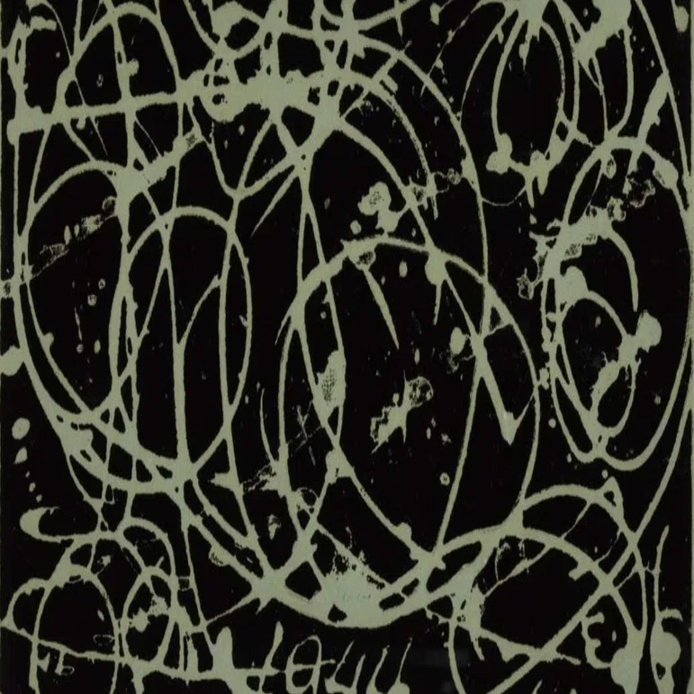 ジャクソン・ポロック（Jackson Pollock）】 版画作品（シルク
