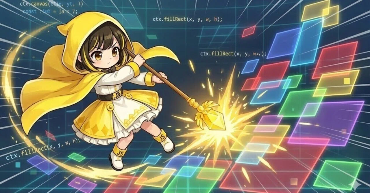 【JavaScript】Canvas API基礎：getContextとfillRectの描画仕様｜morinokabu