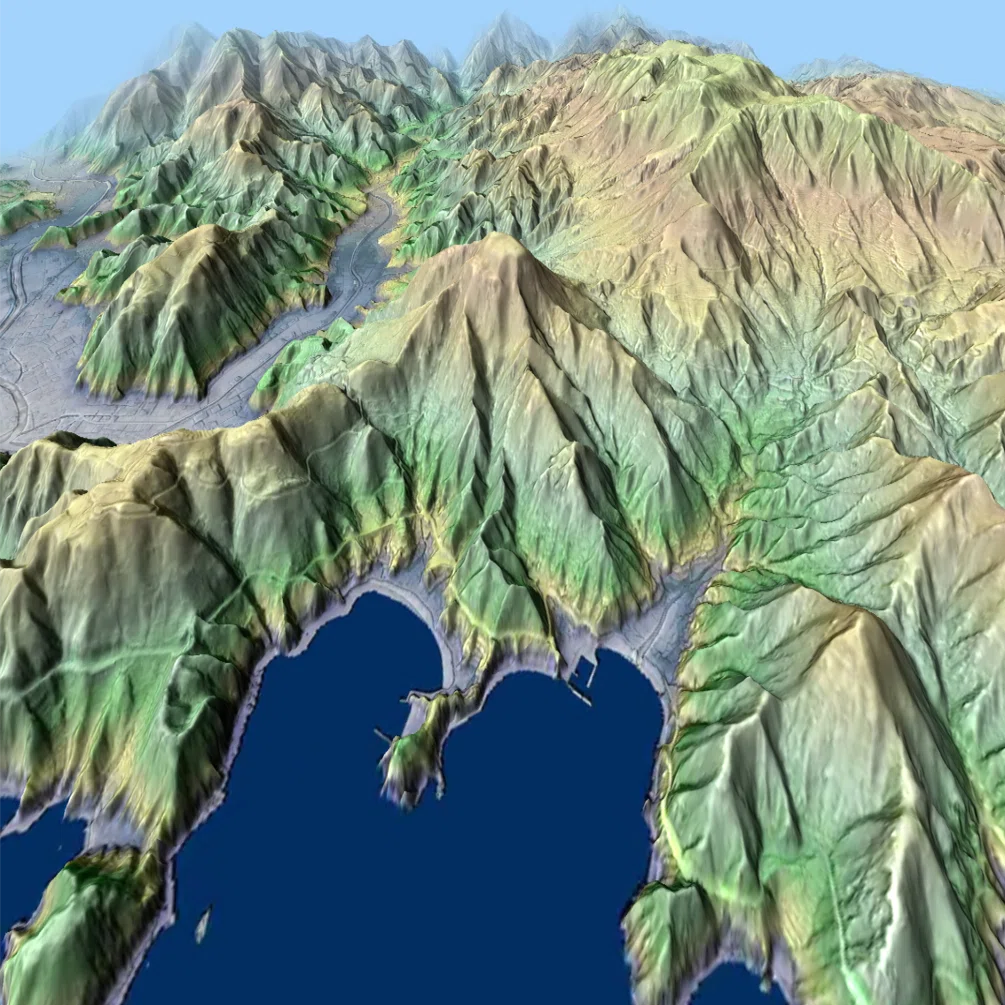 火山の名残