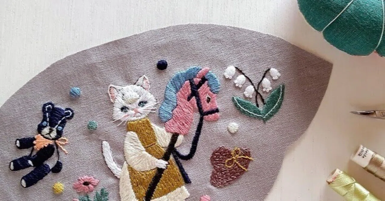 はじめてのnote｜手刺繍で物語を紡ぐハンドメイド作家【自己紹介 